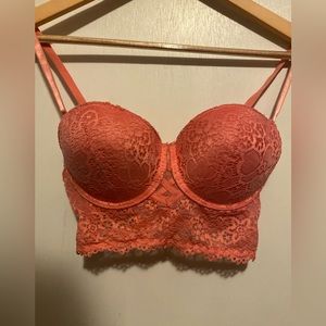 Coral Push Up bra!🤍